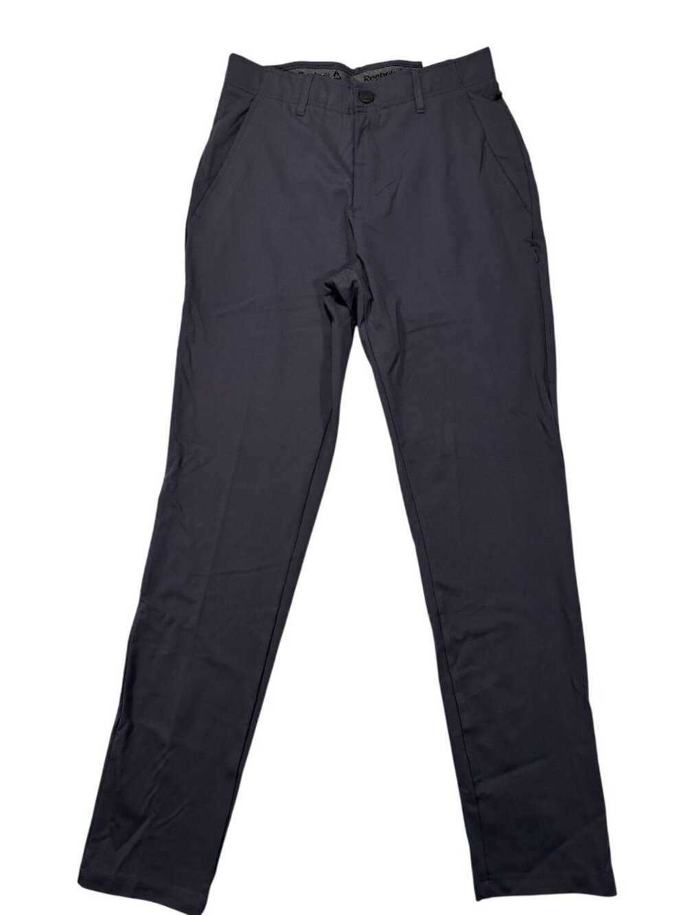 Reebok Mens 6-Pocket Moisture-Wicking Pants 30x32 Lightweight Fabric Ebony